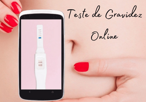 Teste de gravidez online.