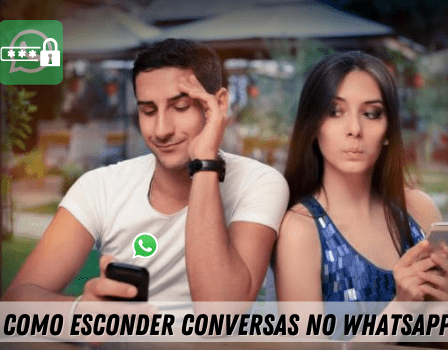 Esconder conversas no WhatsApp.