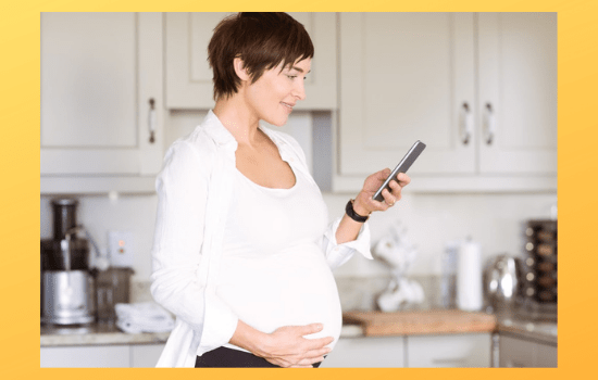 Aplicación para realizar un seguimiento del embarazo!