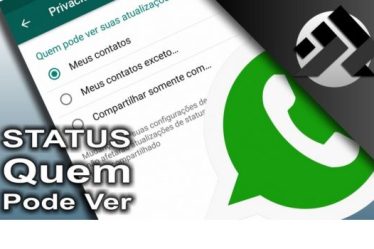 Status do WhatsApp somente para contatos selecionados.